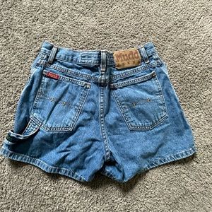 vintage mud jean shorts